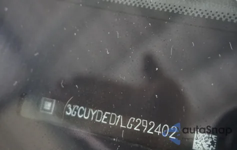 2020 Chevrolet Silverado K1500 Lt z USA, uszkodzony, nr VIN 3GCUYDED1LG292402